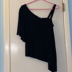 Beautiful one flowy, one strap shoulder top